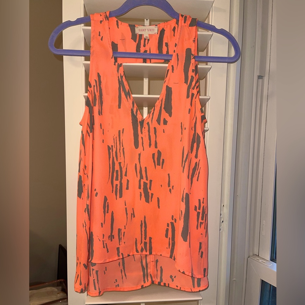 Bright orange and grey too